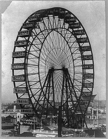 Pariserhjul på Chicago World Fair.