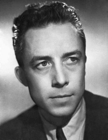 Nobelprisvinnande författare Albert Camus