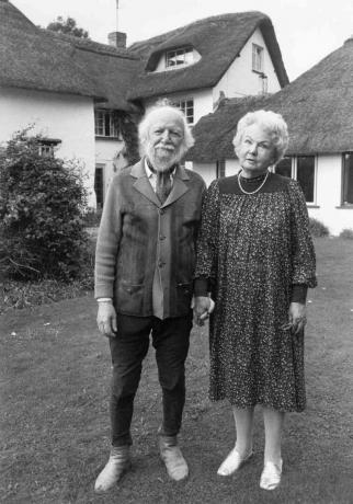 Sir William Golding och fru Ann