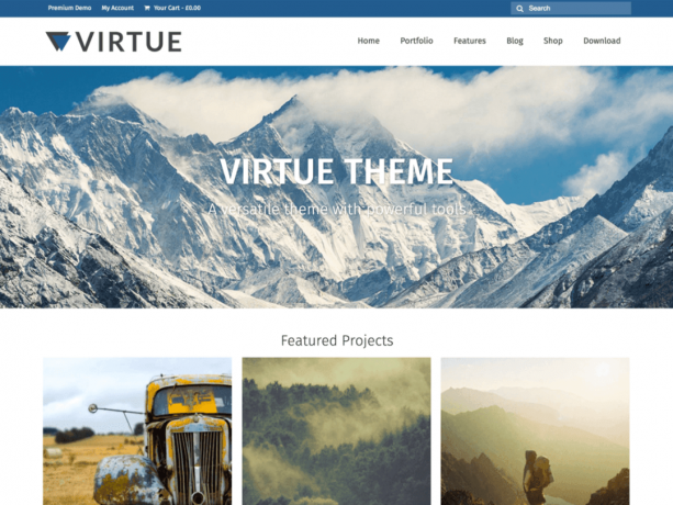 Virtue WordPress-tema