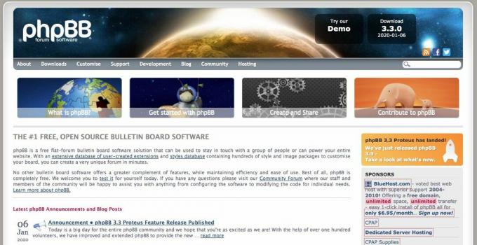phpBB gratis forumprogramvara för din blogg eller webbplats