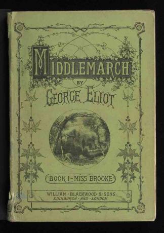 bokomslag av bind 1 i Middlemarch av George Eliot