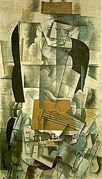 "Kvinna med gitarr" - Georges Braque