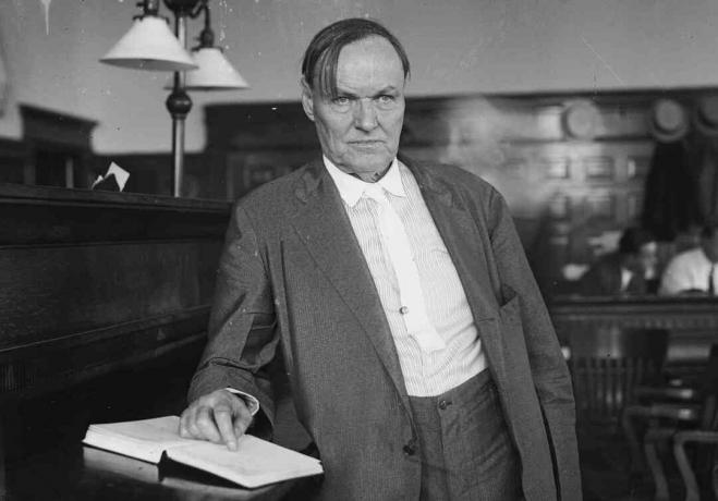 foto av advokat Clarence Darrow