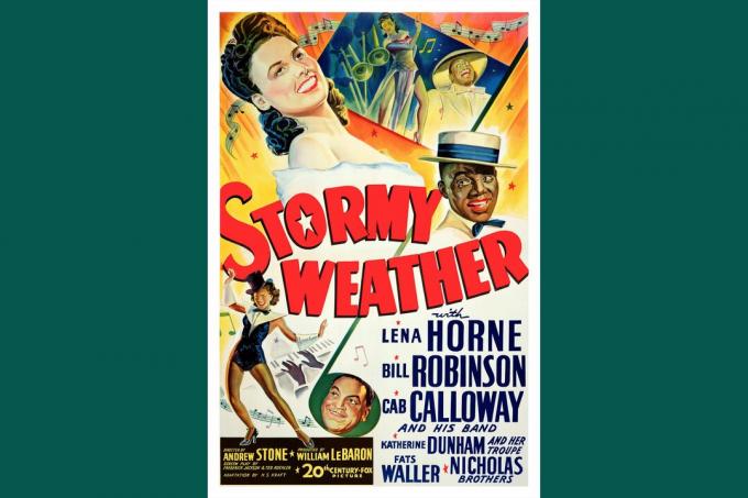 Filmaffisch för 1900-talets Fox Movie Stormy Weather, 1943