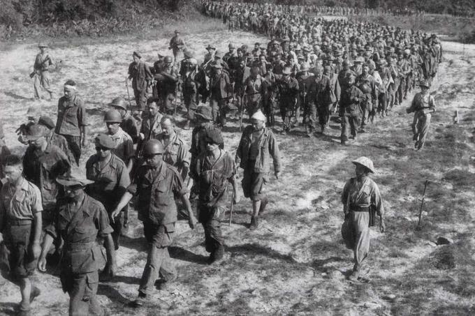 Franska fångar på Dien Bien Phu