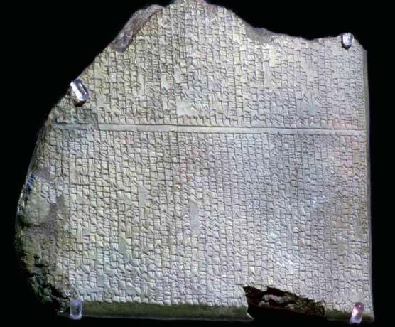 Tablet 11 från Gilgamesh Epic