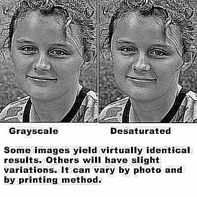 Gråskala vs. Desaturation