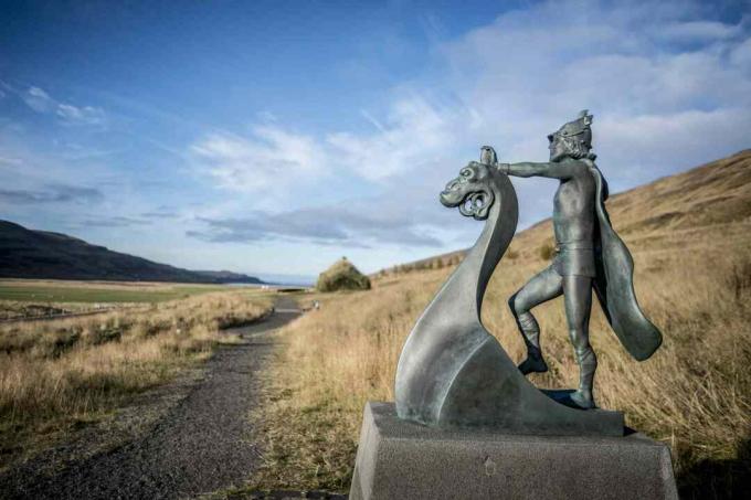 Staty av Leif Erickson på Eriksstadir, Island