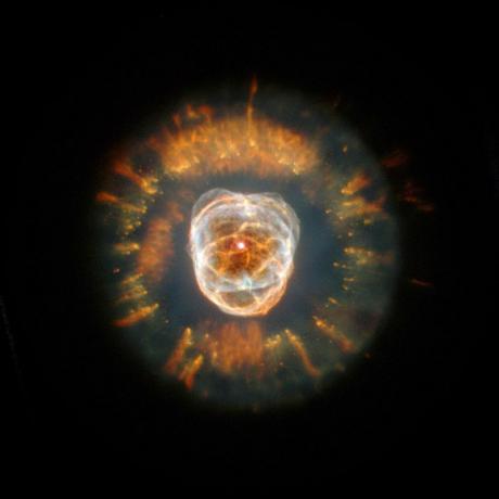 Eskimo Nebula i Gemini-konstellationen.