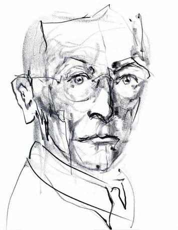 Porträtt av Hermann Hesse