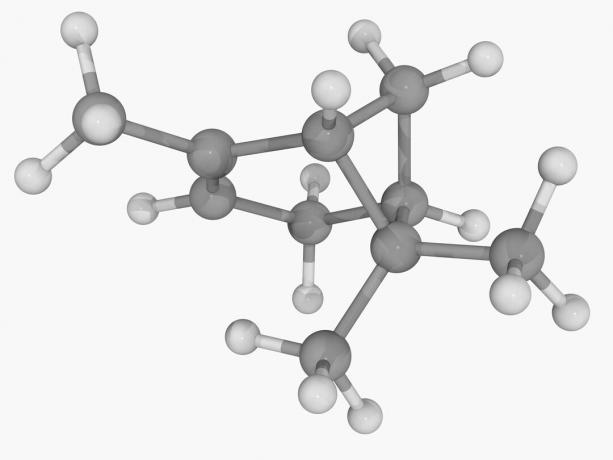 alfa-pinen-molekyl