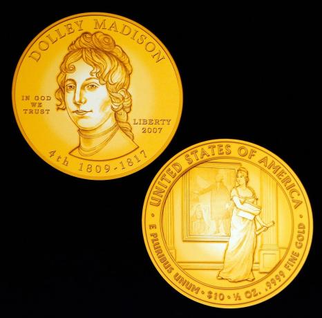 U.S. Mint släpper Dolly Madison Gold Coin