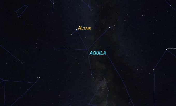 Aquila konstellation