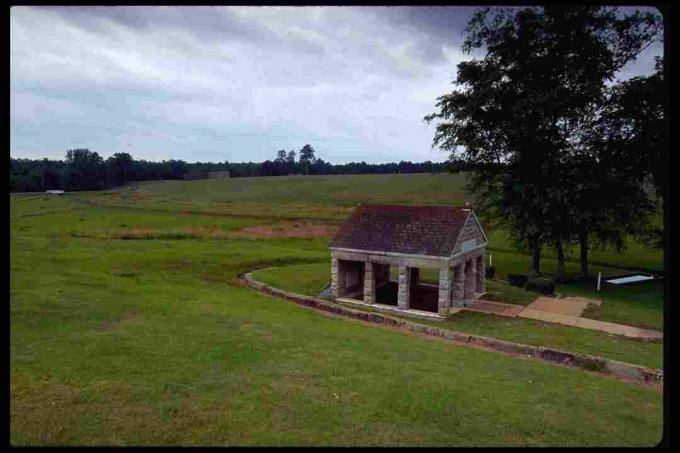 Sikt över Andersonville National Historic Site