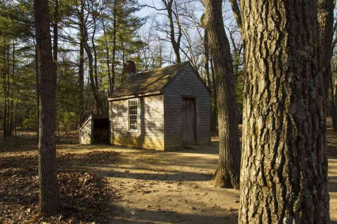 Thoreaus stuga vid Walden Pond