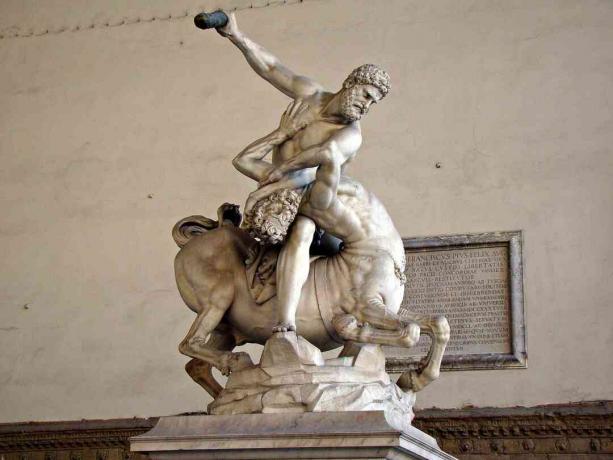 Giambolognas Hercules och Centaur Nessus