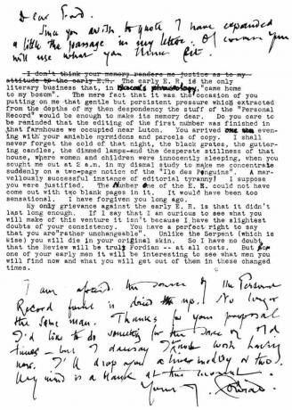 Joseph Conrad - Handskriven