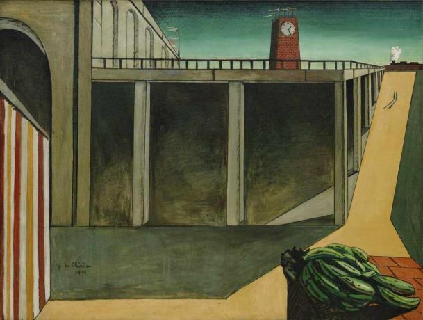 giorgio de chirico montparnasse avresans melankoli