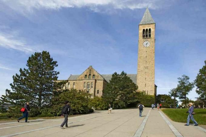 McGraw Tower och Chimes, Cornell University campus, Ithaca, New York