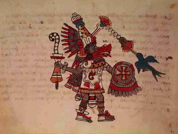 Quetzalcoatl i Codex Borbonicus