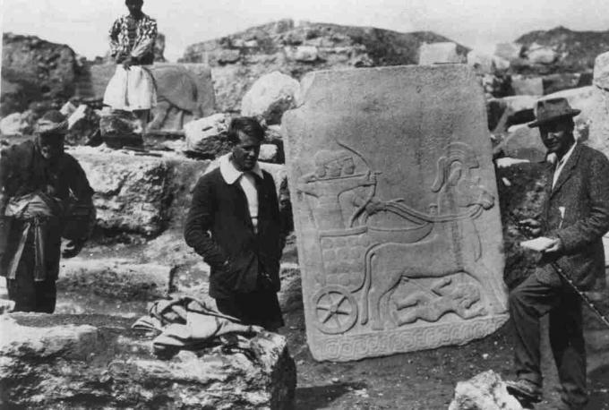 Woolley och Lawrence på Carchemish, 1913