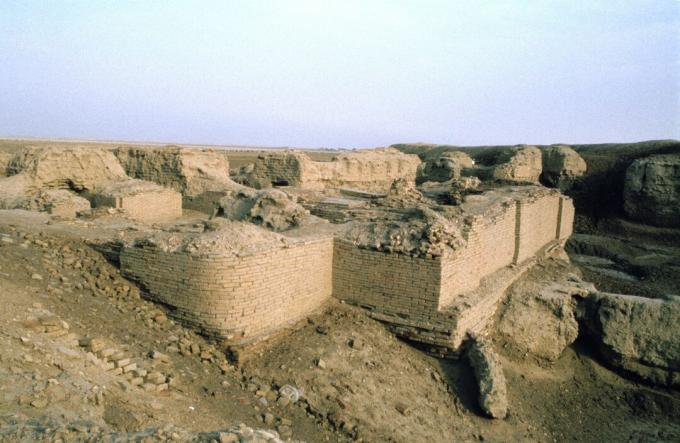 Kungliga kyrkogården, Ur, Irak, 1977.