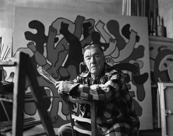 Den franska målaren Fernand Leger