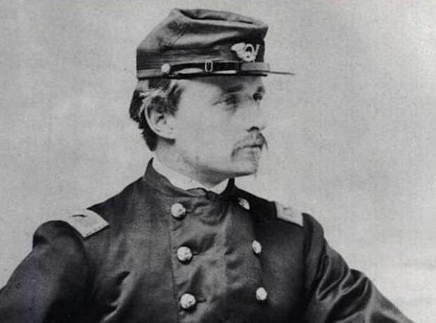 Porträtt av Robert Gould Shaw