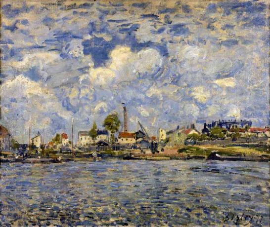 albert sisley seine vid point du jour