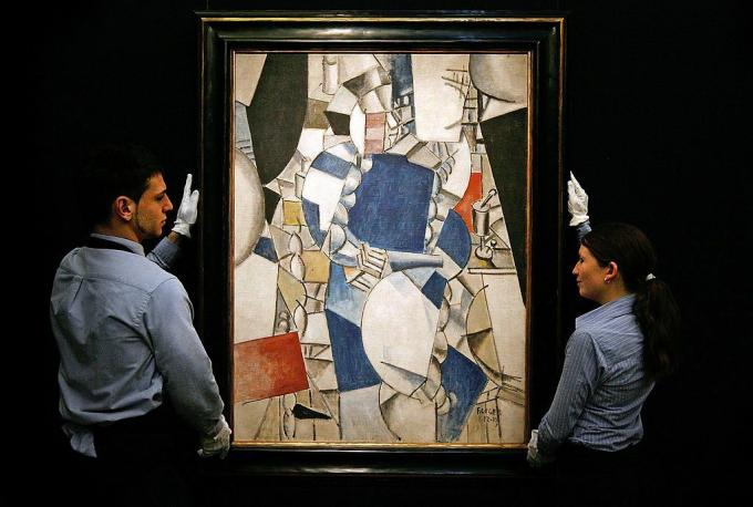 Fernand Leger höjdpunkter visade från impressionistisk och modern konst försäljning