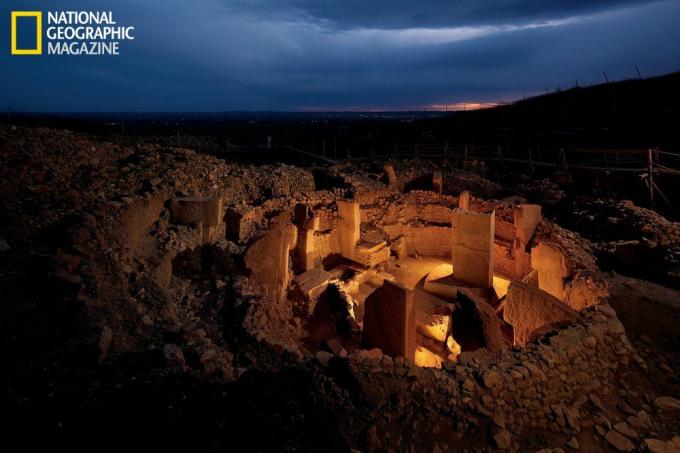 Neolitisk kulturhölje för keramik på Gobekli Tepe