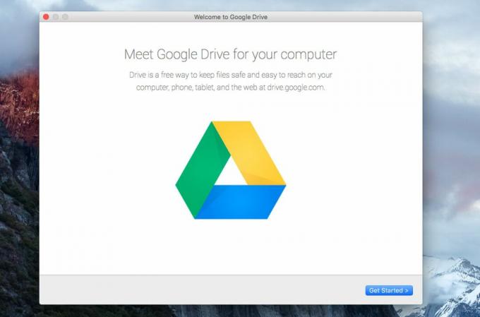 Google Drive för Mac