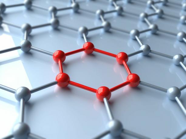 Artwork of a Graphene Sheet