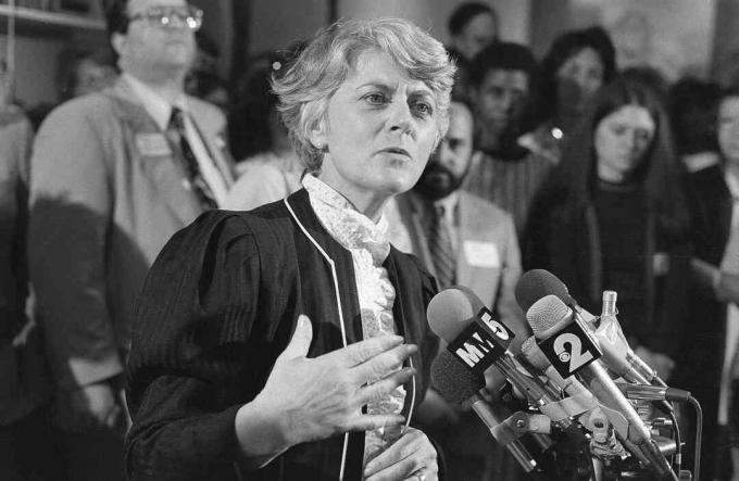 Kongresskvinna Geraldine Ferraro talar