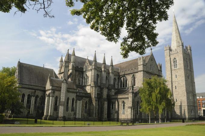 Tredje århundradet gamla St. Patrick's Cathedral i Dublin, Irland