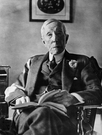 Cirka 1930: American Industrialist, John Davison Rockefeller (1839 - 1937)