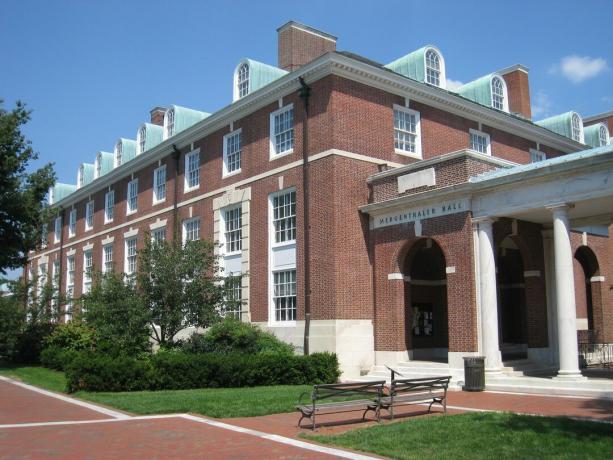 Mergenthaler Hall vid Johns Hopkins University