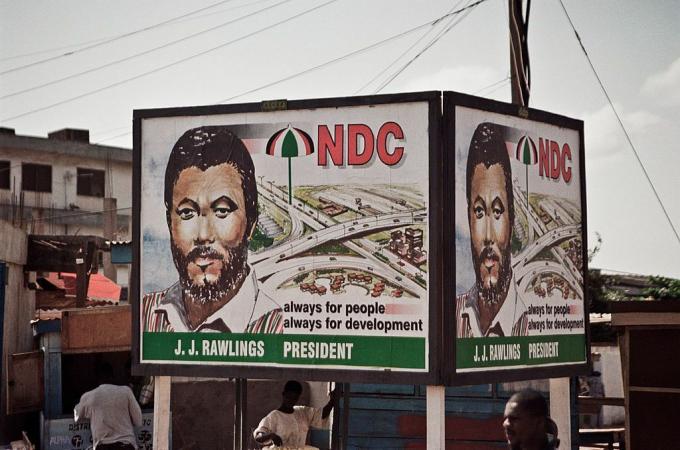 NDC Billboard för Jerry Rawlings