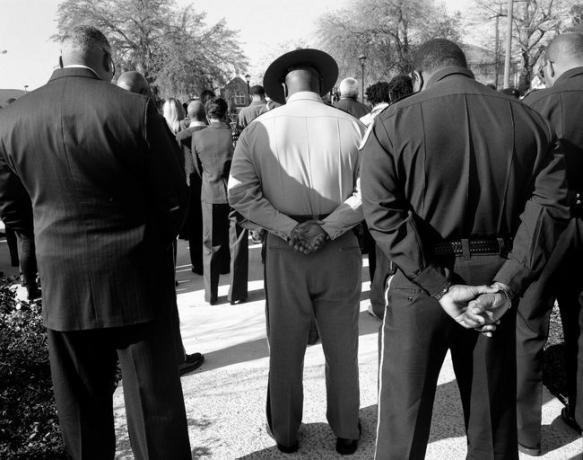 En årlig minnesstund hålls för studenter från South Carolina State University som mördades av statlig polis under en medborgarrättsdemonstration 1968.