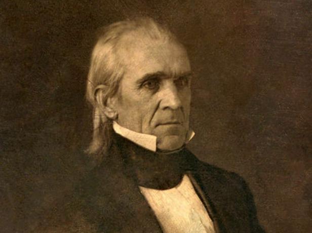 Porträtt av James K. Polk